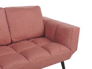 2-Sitzer Sofa BREKKE Schwarz - Pink