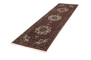 Tapis de couloir Bidjar IV Rouge - Textile - 74 x 2 x 274 cm