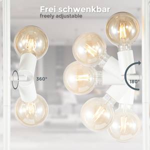 Stehlampe Weiß Metall 3x E27-Fassung kaufen | home24