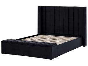 Doppelbett NOYERS Schwarz - Breite: 170 cm