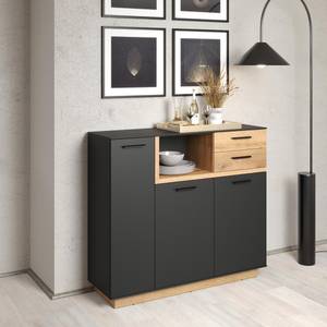 Sideboard Synnax 1 Grau - Holz teilmassiv - 128 x 113 x 40 cm