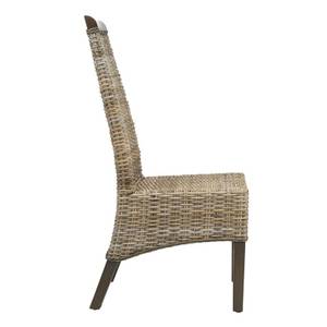 Stuhl BERLIN Grau - Rattan - 45 x 102 x 60 cm