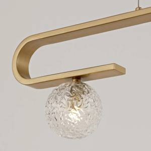 Pendelleuchte MIRANO Gold - Glas - Metall - 6 x 180 x 6 cm