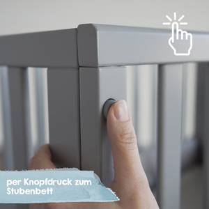 Stuben- & Beistellbett 3in1 Weiß