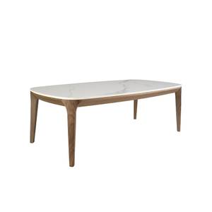 Table basse 2132 Blanc - Porcelaine - Pierre - 119 x 41 x 65 cm