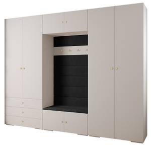 Vestiaire Inova 2 Z14 Noir - Doré - Blanc - Doré