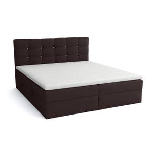 Boxspringbett Doppelbett Elegante Schwarz - Breite: 200 cm