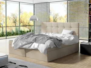 Boxspringbett Luanda Beige - Breite: 183 cm