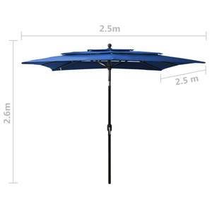 Parasol Bleu - Textile - 250 x 260 x 250 cm