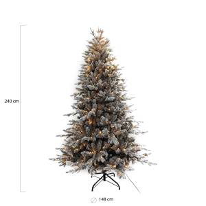 Weihnachtsbaum George mit LED 148 x 240 x 148 cm