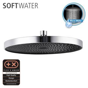 Deckentrainer rund SOFTWATER, Ø 26 cm Silber - Kunststoff - 26 x 5 x 26 cm