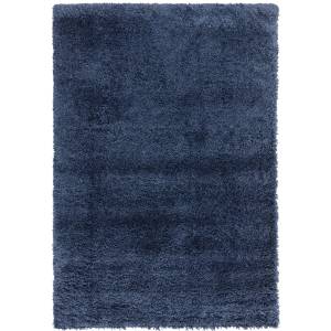 Tapis de salon shaggy RICHY Bleu - 120 x 170 cm