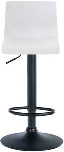 Tabouret de bar Hover Blanc - Noir