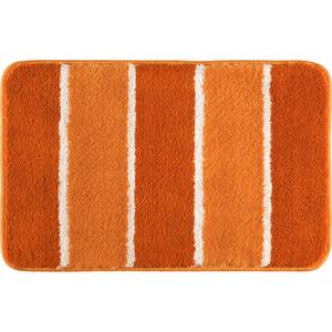 Badematte + WC-Umrandung Set 2-tlg. 2082 Orange - Textil - 50 x 18 x 50 cm