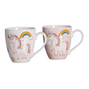 Jumbobecher Unicorn 2er Set Porzellan - 10 x 11 x 10 cm