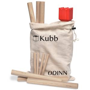 Odinn Kubb Schwedenschach Braun - Holz teilmassiv - 1 x 1 x 0 cm