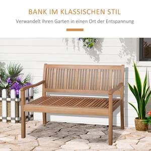 Gartenstuhl 84B-676 Gelb - Massivholz - 62 x 92 x 127 cm