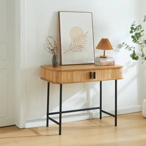 Table console Tvedestrand Beige - Bambou - 100 x 76 x 50 cm