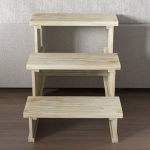 Hundetreppe D06-199V00ND Braun - Massivholz - 47 x 45 x 40 cm