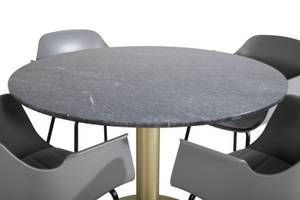 Essgruppe Estelle 12 (5-teilig) Grau - Massivholz - 106 x 75 x 106 cm