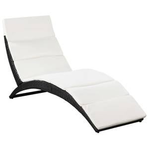 Chaise longue Blanc - Matière plastique - Polyrotin - 64 x 86 x 162 cm