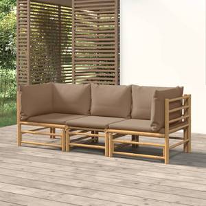 Garten-Lounge-Set 3028491-5 (3-teilig) Braun - Taupe