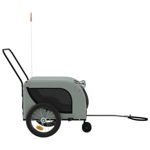 Remorque vélo pour chien 3028683-2 Noir - Gris - 63 x 66 x 125 cm