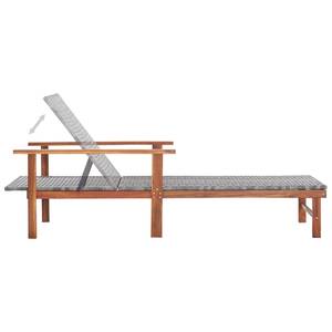 Gartenliege 3003617 Braun - Massivholz - Holzart/Dekor - 55 x 56 x 200 cm