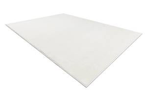 Teppich Softy Glatt Einfarbig Creme 140 x 190 cm