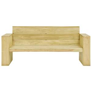 Garten-Sofagarnitur Braun - Massivholz - Holzart/Dekor - 75 x 31 x 75 cm