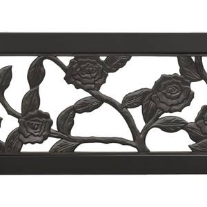 Gartenbank 3005095-2 Schwarz - Metall - Kunststoff - 246 x 77 x 246 cm