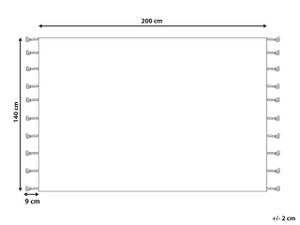 Teppich ERLER 140 x 140 x 200 cm