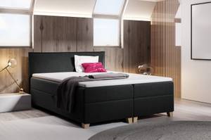 Boxspringbett Fren Schwarz - Breite: 163 cm