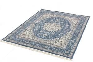 Teppich Classical Grau - Himmelblau - 152 x 244 cm