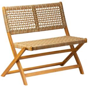 Banc de jardin NATAL Marron - Bois massif - 57 x 85 x 95 cm