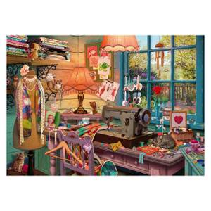 Puzzle Steve Read In The Sewing Room Papier - 28 x 6 x 38 cm