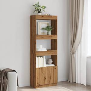 Highboard DE4234 Braun - Holzwerkstoff - 33 x 180 x 63 cm