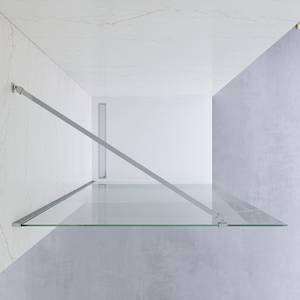 Duschwand Glas Walk in teilsatiniert Breite: 100 cm