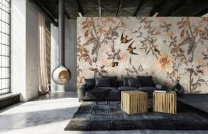 Fototapete Eden Walls by Patel Beige - Braun - Grau - Kunststoff - Textil - 500 x 250 x 0 cm