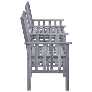 Bistro Set K439 Grau - Massivholz