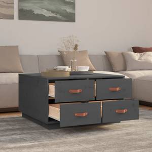 Couchtisch D351 Grau - Massivholz - 80 x 45 x 80 cm