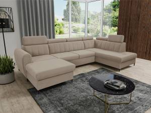 Ecksofa Forio XL Creme - Ecke davorstehend links