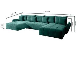 Ecksofa DECOR U Grün