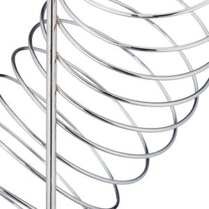 Obsthalter Spirale Metall Silber - Metall - 21 x 48 x 21 cm