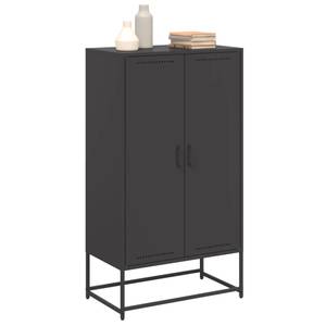 Highboard DE5864 Schwarz - Metall - 39 x 124 x 69 cm