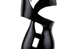 Sculpture moderne Wind in Your Sails Noir - Pierre artificielle - Matière plastique - 56 x 15 x 15 cm