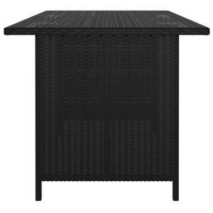 Garten-Lounge-Set (9-teilig) 3009676-25 Schwarz - Weiß