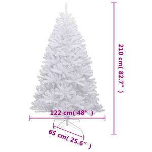 Sapin de Noël 3030476 Blanc - 122 x 210 x 122 cm