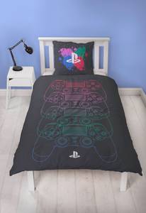 Bettwäsche PlayStation Grau - Textil - 135 x 200 x 1 cm
