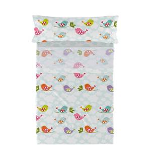 Little birds Bettlaken-set Textil - 1 x 160 x 270 cm